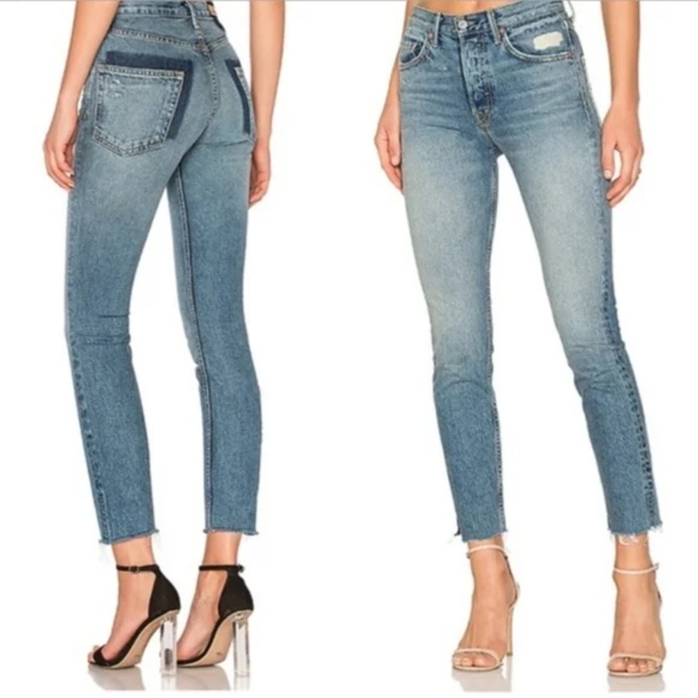 GRLFRND Karolina high rise jeans